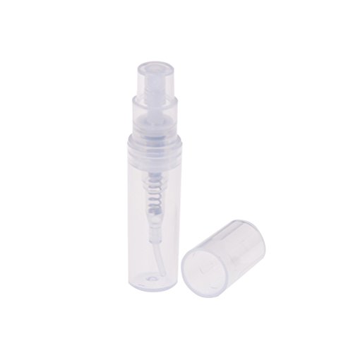 30pcs Mini Clear 2ml Atomizer Plastic Bottle Spray Refillable Perfume Empty Sample Bottle for Travel Party