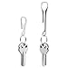 The Key Dangler Pack by KeySmart: Clip Your KeySmart To Anything (Comes with Key Dangler & Key Dangler XL) Silver