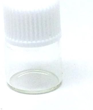DabJars : 10 x Glass Jars (1"x0.6" / 1ml) for hobby paint arts crafts oils supplies storage DIY jewelry beads gems small tiny mini minatue glitter hobbiest wholesale resale retail resell packaging cosmetic oils dabs