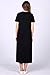 Missufe Women's High Slit Loose Casual Midi Plain T-shirt Dress