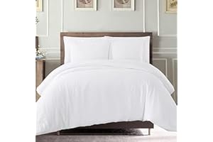 Big Baboon Queen Size Duvet Cover Only 100% Egyptian Cotton Sateen 600 Thread Count Ultra Soft Premium Durable Comforter Cover Zipper Closure & Corner Ties (White,Queen/Full 90" X 90")