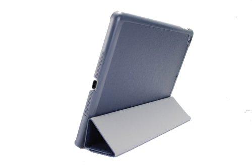 Life Sweetly Pebble Blue Ultra Thin Magnetic Folding Leather Case with Smart Cover Auto Wake/Sleep Function for Apple iPad Air iPad 5