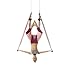 Bundle - 2 Items: Yoga Trapeze Baby Pink & Yoga Wonder Wheel Baby Pink [Bundle] - By YOGABODY - with 2 Free DVD