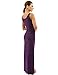 PattyBoutik Women Sleeveless Summer Maxi Dress (Medium Purple Medium)