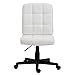 EdgeMod Eva Vegan Leather Task Chair in White