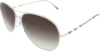 Burberry Women's Gradient BE3056-100213 Silver Aviator