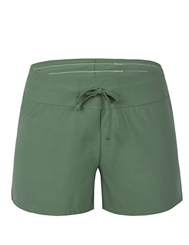 Women's Swim Shorts UPF50+ Board Short Adjustable Ties Bikini Swimsuits Bottoms