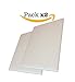 Fajas Colombianas Lipo Foam Individual Sheet 8x11in After, White, Size 8.0