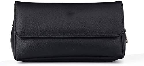 Large-Capacity Pipe Bag, Hand-Rolled Tobacco Moisturizing Storage Bag Leather Tobacco Bag Can Accommodate Tobacco Pipe Tobacco 6.9X2.56X3.74''