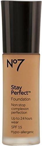 No7 Stay Perfect Foundation Warm Beige 1 x 30ml, 30 ml (Pack of 1)