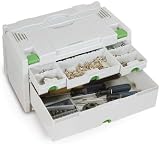 Festool 491986 Sys 3 Sortainer 12 Drawer Organizer System White view 2