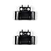Replacement Headband Connector +Headband Screws Repair Parts Kit for Solo3 Wireless Over-Ear Headphones (Black)
