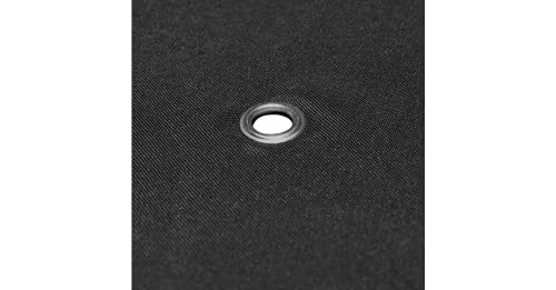 Dachplane für Pavillon mit Kaminabzug Gartenbauten Pavillon-Rahmen Dächer für Pavillions stabil 310 g/m² 4×3 m Anthrazit – Bild 4