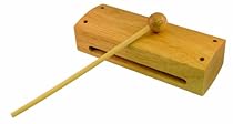 Suzuki Musical Instrument Corporation WB-200 Wood Block with Mallet

