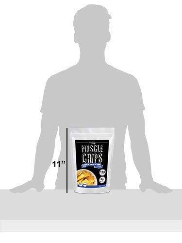 Protein Chips, 13g Protein, 5g Net Carbs, Keto Snacks, Low Carb Snacks, Protein Tortilla Chips, Muscle Chips, Baked Not Fried (2 Pack)