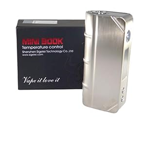 Sigelei Mini Book Mod Akkuträger 40 Watt, Edelstahl, silber, Nikotinfrei
