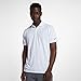 Nike Men's Dry Victory Solid Polo Golf Shirt, White/Cool Grey, Medium