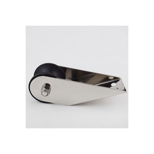 1-PC-Stainless-Steel-Bow-Anchor-Roller-Bracket-Rubber-Roller-160mm-Cheap
