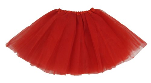 Red dance or ballet tutu, one size