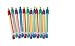 Striped Eraser Sticks - Stationery - 12 Pieces