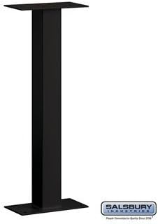 Salsbury Security Mail House Box Post, Bolt Mount (Black)