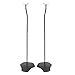 Atlantic Adjustable Height Speaker Stands - Set of 2 Holds Satellite Speakers from 22 to 38 inch, Heavy Duty Powder Coated Aluminum with Wire Management, PN77307233
