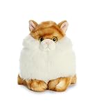 Aurora World Fat Cats Plush Toy Animal, Butterball Tabby