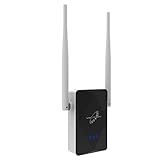 Victony US402 Wireless Repeater High Gain Extender, 300Mbps, Dual 5dBi External Antennas, IEEE 802.1b/g/n, Wall Plug Design