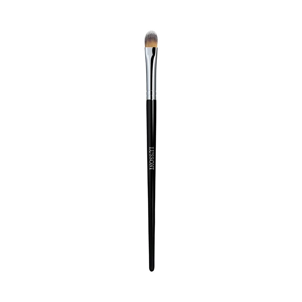 T4B LUSSONI 100 Series Professional Makeup Brushes for Foundation Concealer Liquid Cream Cosmetics Round Flat Angled Conical Kabuki (PRO 130 Concealer Brush)