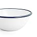 Argon Tableware Traditional Enamel White Cereal Bowls - 155mm / 6