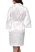 Women's Bride Bridesmaid Robe Short Kimono Bathrobes Getting Ready Wedding Dressing Gown