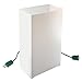 LumaBase Electric Luminaria Kit - White, Set of 10