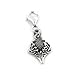 Scottish Spirit of Alba Thistle Celtic Knot Art Sterling Silver Clip-On Charm