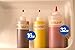 6-pack Plastic Squeeze Bottles for Sauces - 32oz Condiment Squeeze Bottles for Liquids - BPA Free Squirt Bottle with Cap - Ketchup, Syrup, Oil, Dressings, Honey & Arts and Crafts