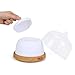 Aromatherapy Essential Oil Diffuser, EZOWare Essential Oil Portable Adjustable Ultrasonic Cool Mist Humidifier for Home Office Studio - 200ml, Wood Grain, 7 LED Color Changing