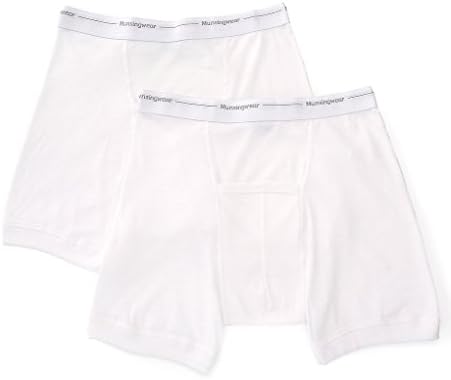 Men's 4-Pack Boxer Brief, White, Large
