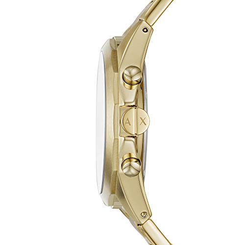 armani exchange men's drexler blue chronograph stainless steel watch