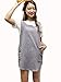 BBYBBS Soft Cotton Linen Apron Solid Color Halter Cross Bandage Aprons Japanese Style X Shape Double Pockets Round Skirt Kitchen Cooking Clothes Chef Summer Fit (Light Grey)