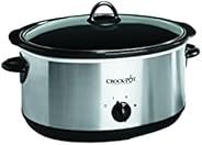 Crock-Pot 8 Qt Slow Cooker with Dipper, Stainless Steel