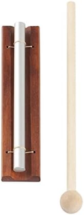 HJMusic Natural Meditation Chime Solo Percussion Instrument Aluminum &amp; Wood