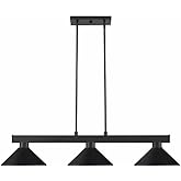Z-Lite 3 Light Billiard Light 152MB-MMB, Black, 8.00x46.00x14.00