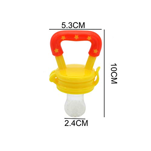 image for Gaiatop Baby Feeder, 2 Set Fresh Fruit Feeder Pacifier Teething Toy Te