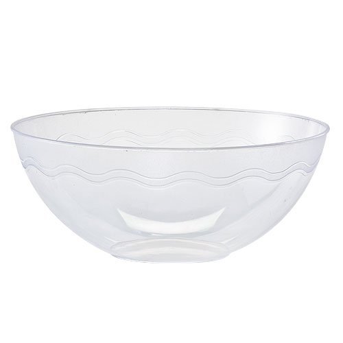 Party Dimensions Plastic Bowl, 60-Ounce, Clear