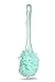 Bubble_Shop Bath Shower Ball Body Back Brush Nylon Mesh Supersoft Sponge Long Handle (Green)