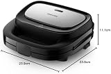 Philips 5000 Series Sandwich Maker, 3 Plates, Nonstick, 750W, Black view 8