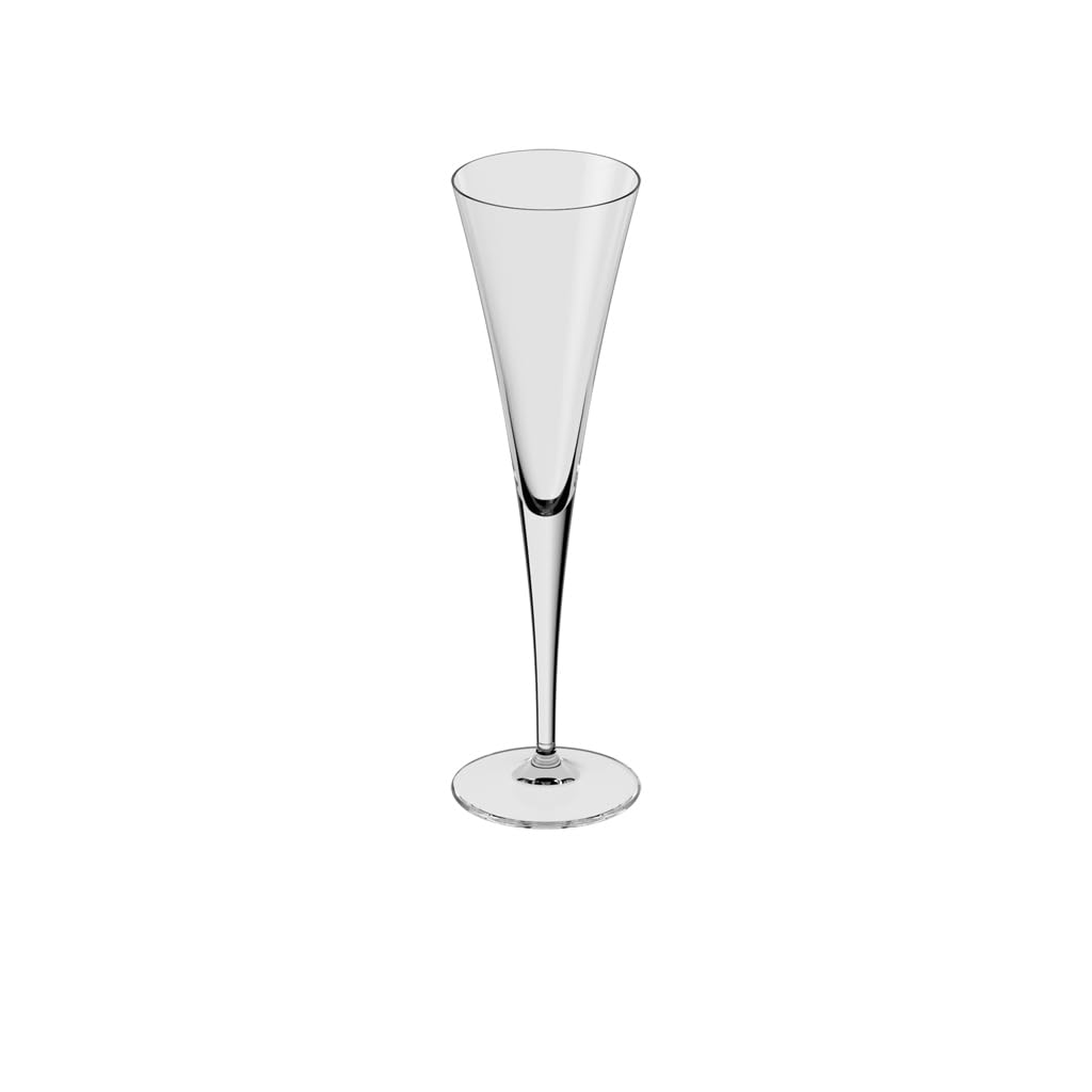Villeroy & Boch - Purismo Champagne Glass Set 2 Pieces 120 ml Clear, Dishwasher Safe, Glass Set for Sparkling Wine, Prosecco or Champagne, Drinking Glasses, Flutes, Drinkware, Tableware, Crystal Glass