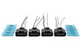 Ignition Coil, Coil Pack Replacement Connector - Harness - Set of 4 - Fits VW, Volkswagen and Audi 1.8T, 2.0T, 2.5L, 3.2L, 4.2L Vehicles
