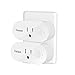 Alexa Smart Wifi Plug Mini - Voion Wifi Socket Outlet (2 Pack) with Energy Monitoring, Compatible with Alexa, Google Assistant and IFTTT, Control Your Lights, Appliances From Your Phone