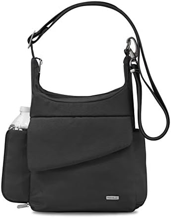 Travelon Anti-Theft Classic Messenger Bag, Black, One Size 1 Travelon Anti-Theft Classic Messenger Bag, Black, One Size