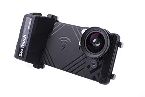 DIVEVOLK SeaTouch 2 PRO Underwater Real Touchscreen Button Free compatiable for iPhone 6/7/8/ Plus/X/XS/XS Max Underwater Housing Professional [80m/262ft] Diving Case Kit Including Wide-Angle Lens - Thumbnail 7